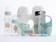 KikkaBoo Newborn Gift Set Mint - Baby Health Check Kit
