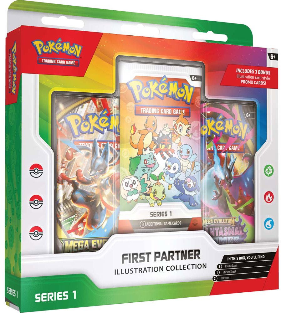 Pokémon karty Pokémon TCG: First Partner Illustration Collection - Series 1