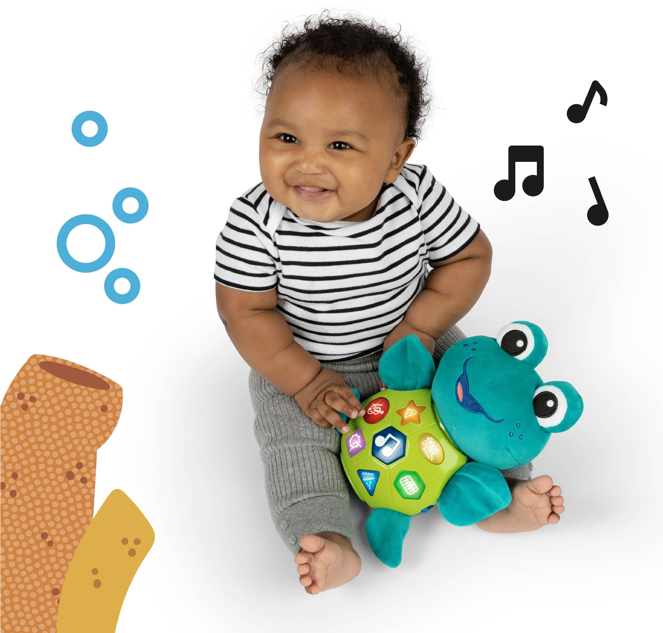 Baby Einstein Musical Interactive Turtle Neptune s Cuddly Composer Musical Toy Alza.cz