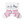 Sock Covers, Baby Pink 0-6 m