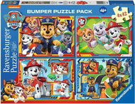 Ravensburger 120043676 Paw Patrol: Dinosaur Movie 4 × 42 pieces - Jigsaw Puzzle