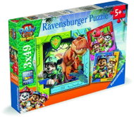 Ravensburger 120043683 Paw Patrol: Dinosaur Movie 3 × 49 pieces - Jigsaw Puzzle