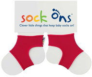 Sock Ons Baby sock covers, Bright Red 0-6 m - Leg Warmers