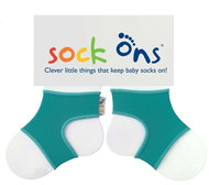 Sock Ons Baby sock covers, Bright Turquoise 0-6 m - Leg Warmers