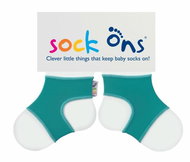 Sock Ons Baby sock covers, Bright Turquoise 6-12 m - Leg Warmers