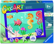 Ravensburger 120232681 CreArt Seahorse with plaster mould - Painting by Numbers