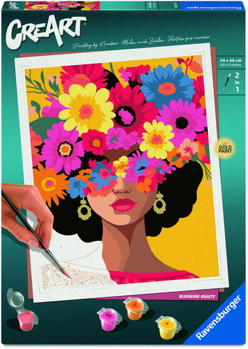 Ravensburger 120231479 CreArt Blooming Beauty - Painting by Numbers - Main image