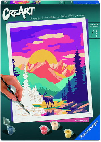 Ravensburger 120231486 CreArt National Park - Painting by Numbers - Main image