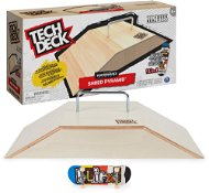Tech Deck Holzrampe mit Griffbrett - Fingerboard Rampe 