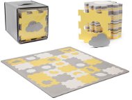 Habszivacs puzzle Kinderkraft Select habszivacs puzzle szőnyeg Luno 185 × 165 cm Yellow 30 db - Pěnové puzzle