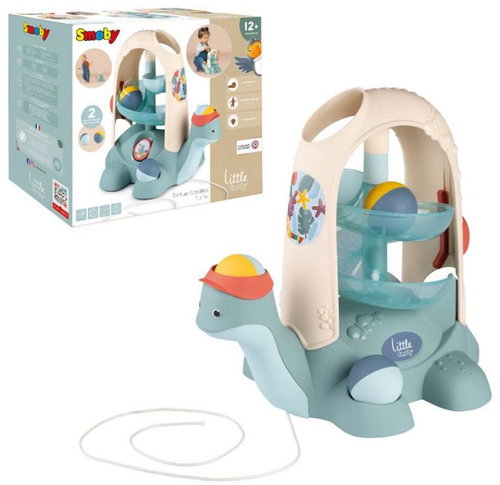 Smoby Little Turtle with balls - Push and Pull Toy - Main image
