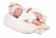 Guca 931 New Born baby girl - realistic baby with all-vinyl body - 25 cm - Doll