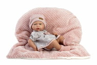 Guca 853 New Born baby girl - realistic baby with all-vinyl body - 38 cm - Doll