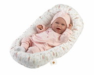 Llorens 74122 New Born - realistic baby with sounds and soft fabric body - 42 cm - Doll