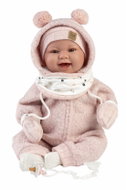 Llorens 84480 New Born - realistic baby with sounds and soft fabric body - 44 cm - Doll