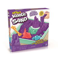 Kinetický piesok Kinetic Sand Krabica tekutého piesku s podložkou Fialová - Kinetický písek