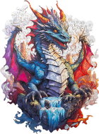 RecentToys Dragon - Wooden Puzzle