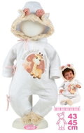 Llorens M844-82 outfit for baby New Born size 43-45 cm - Toy Doll Dress