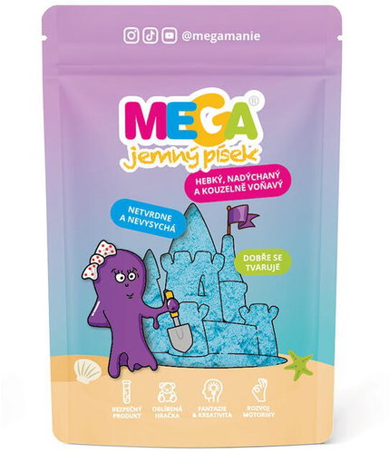 Megamania MEGAfine sand blue 90 g - Kinetic Sand - Main image
