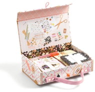 Djeco Letter set Tinou suitcase pink - Creative Kit