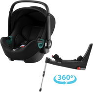 Britax Römer Römer Baby-Safe 3 i-Size Flex Base 5Z alappal Space Black - Gyerekülés