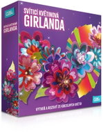 Svíticí květinová girlanda - Craft for Kids