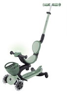 Globber Go Up Baby Lights with Seat 3-in-1 Sage Green - Children's Scooter