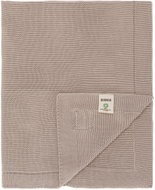 Fillikid Knitted Blanket Taupe 80 × 100cm - Blanket