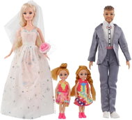 Teddies Bride and Groom with Family - Doll