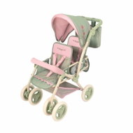 DeCuevas 90368 Skládací kočárek pro dvojčata s taškou Botanic 2026 – 72 cm - Doll Stroller