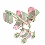 DeCuevas 90868 Skládací kočárek pro dvojčata s taškou Botanic 2026 – 91 cm - Doll Stroller