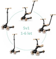 QPLAY Koloběžka / Odrážedlo Sema Evo Khaki, věk 1 - 6 let - Children's Scooter