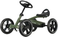 QPLAY Čtyřkolka Go Kart Army Green - Pedal Quad