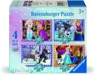 Ravensburger 120043737 Disney: Ledové království 4 v 1 - Jigsaw Puzzle