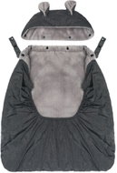 Fillikid Insulated Baby Carrier Cover Coral Fleece Grey - Protector