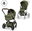 TPE with Folding Carrycot Moss Green/Khaki