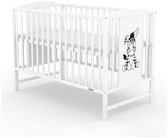 New Baby Polly Zebra biela - Detská postieľka