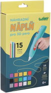 Wiky Náhradní náplně do 3D pera 15 × 3 m - český obal - 3D Pen Filament