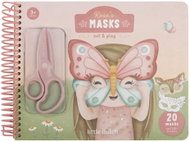 Little Dutch Kniha s vystřihovacími maskami Rosa - Paper Crafts