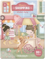 Little Dutch Knížka se samolepkami Nakupování Rosa - Kids Stickers