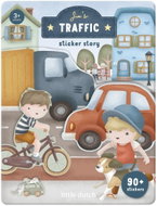 Little Dutch Knížka se samolepkami Doprava Jim - Kids Stickers