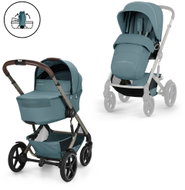 Cybex Talos S Lux TPE se skládací korbičkou Stormy Blue/light blue - Baby Buggy