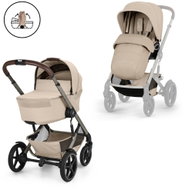 Cybex Talos S Lux TPE se skládací korbičkou Almond Beige - Baby Buggy