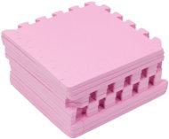 Rialto Baby Play Mat with Edge Pink 92 × 122cm - Foam Puzzle