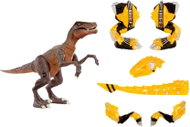 Armorsaurs Armoured Dinosaur Yellow Raptor - Blaze - Figure