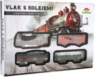 Teddies Train and 3 Carriages with Tracks - Train Set