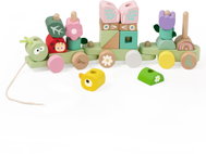 Teddies Train and 2 Jungle Carriages - Train