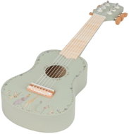 Little Dutch Safari Friends Wooden Guitar Green - Guitar for Kids