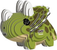 Eugy Triceratops 3D Cardboard Model Kit - 3D Puzzle
