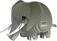 Eugy Elephant 3D Cardboard Puzzle - 3D Puzzle